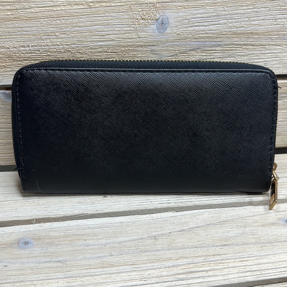 ELIMPAUL Black Vegan Leather Zip Wallet - Reduced shipping! - Picture 7 of 8